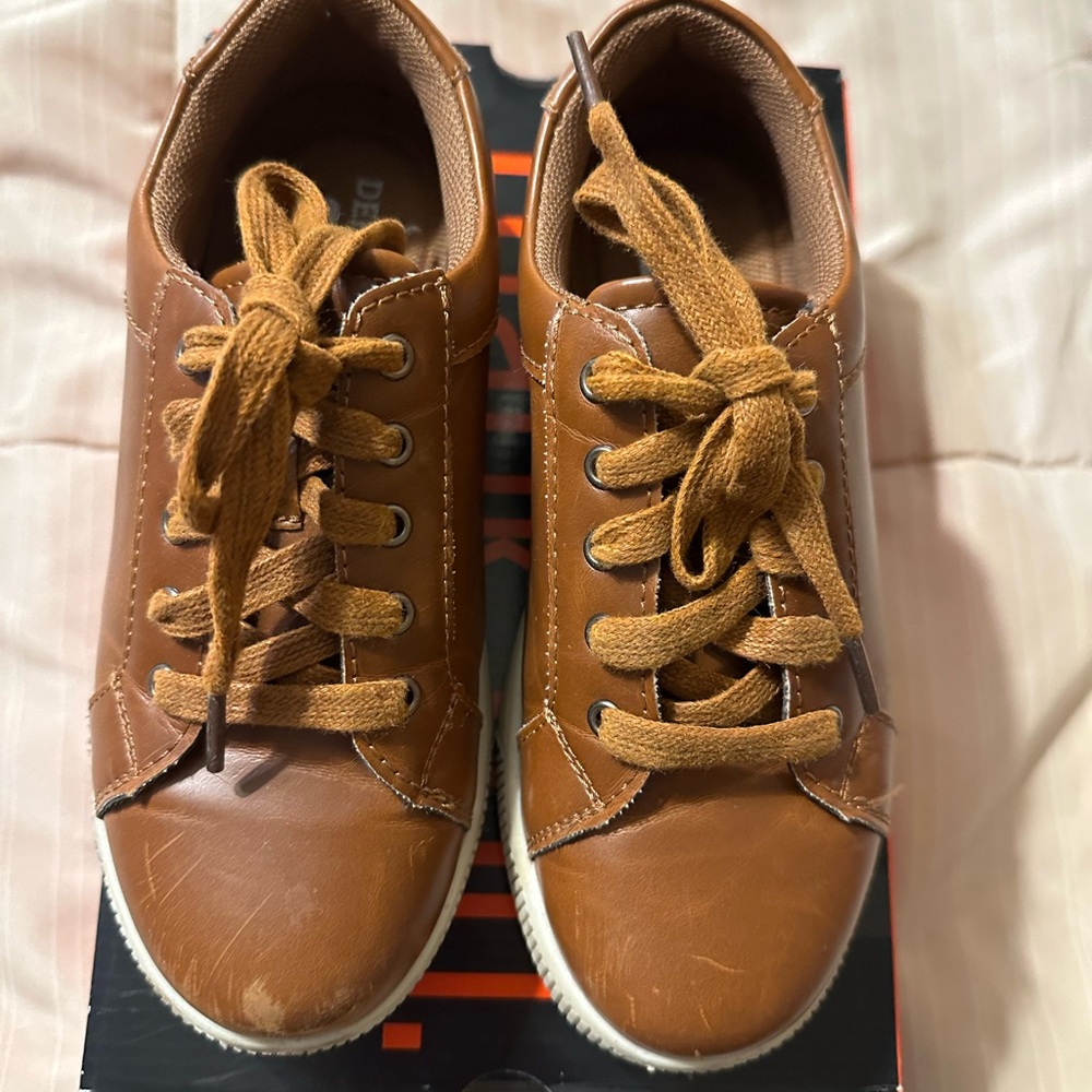 Deer Stags Boys Cane Dress Shoes size 1